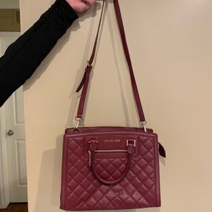 Michael Kors burgundy handbag